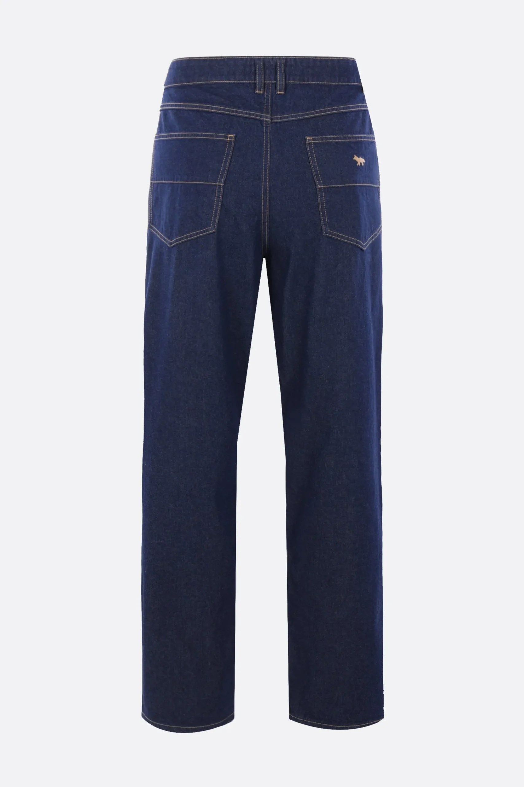 MAISON KITSUNÉ straight-leg jeans in denim