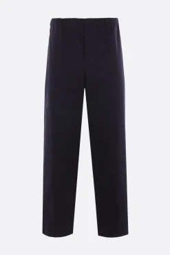 META CAMPANIA COLLECTIVE straight-leg trousers in gabardine
