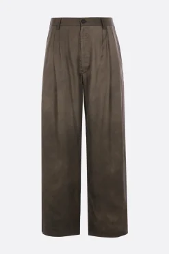 ZIGGY CHEN straight-leg trousers in silk blend