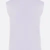 Women PLAN C stretch jersey sleeveless top
