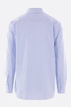 COMME DES GARÇONS SHIRT striped cotton poplin shirt