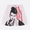Women VAQUERA striped cotton shorts with print