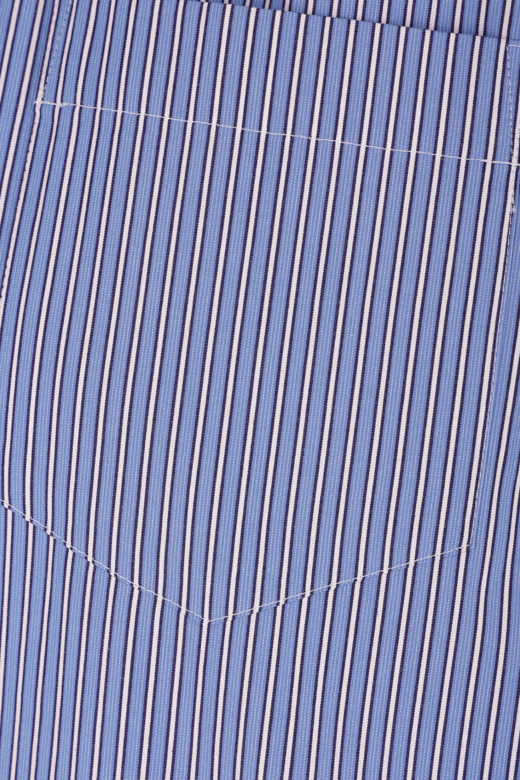 Women SACAI striped poplin shirt dress