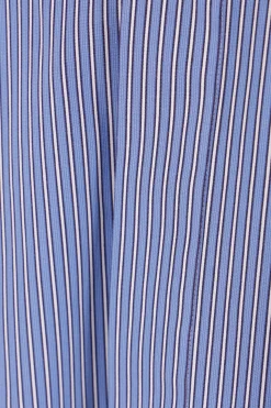 Women SACAI striped poplin shirt dress