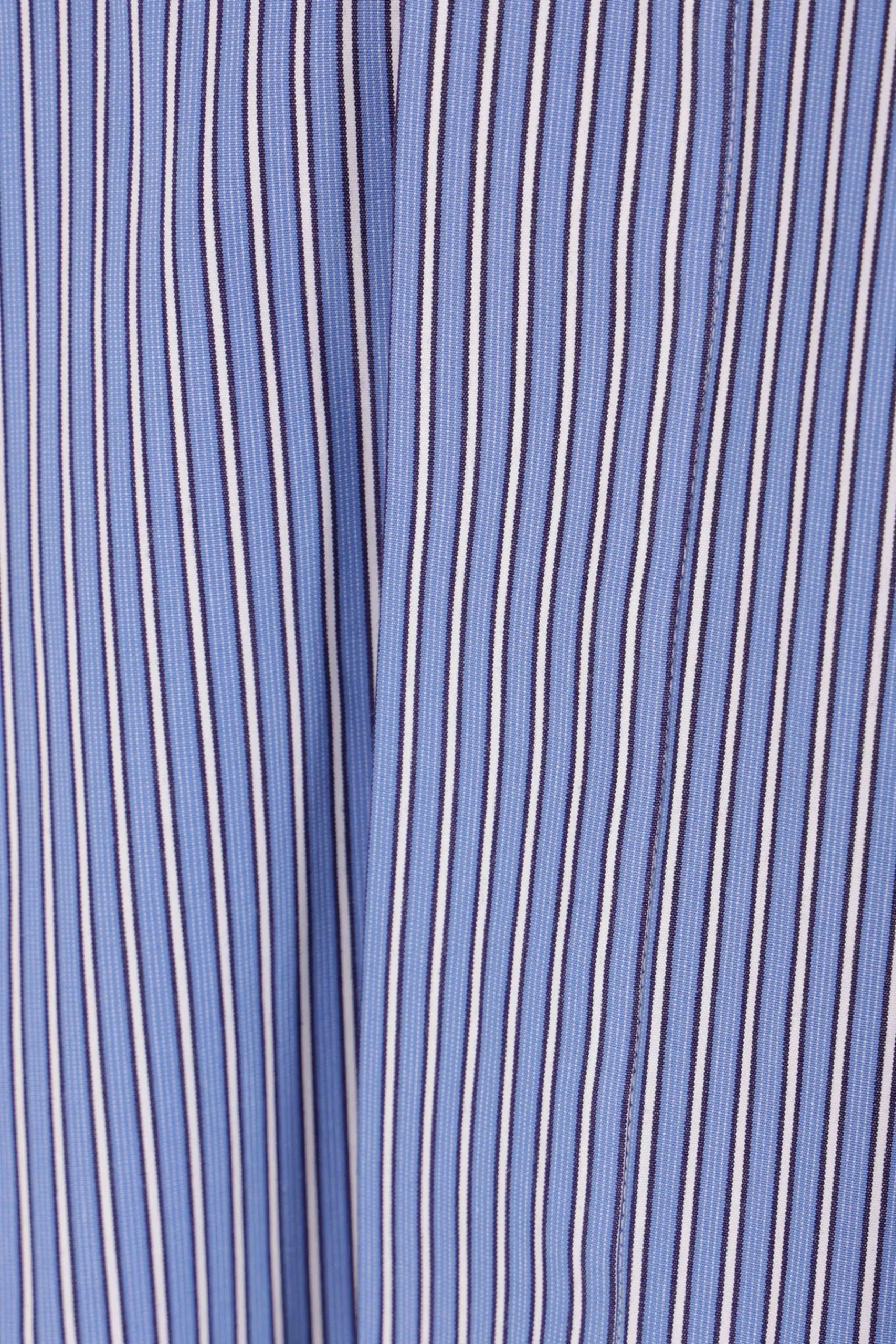 Women SACAI striped poplin shirt dress