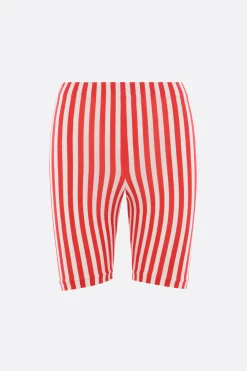 Women DURAN LANTINK striped stretch jersey shorts