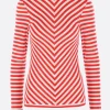 Women DURAN LANTINK striped technical jersey top