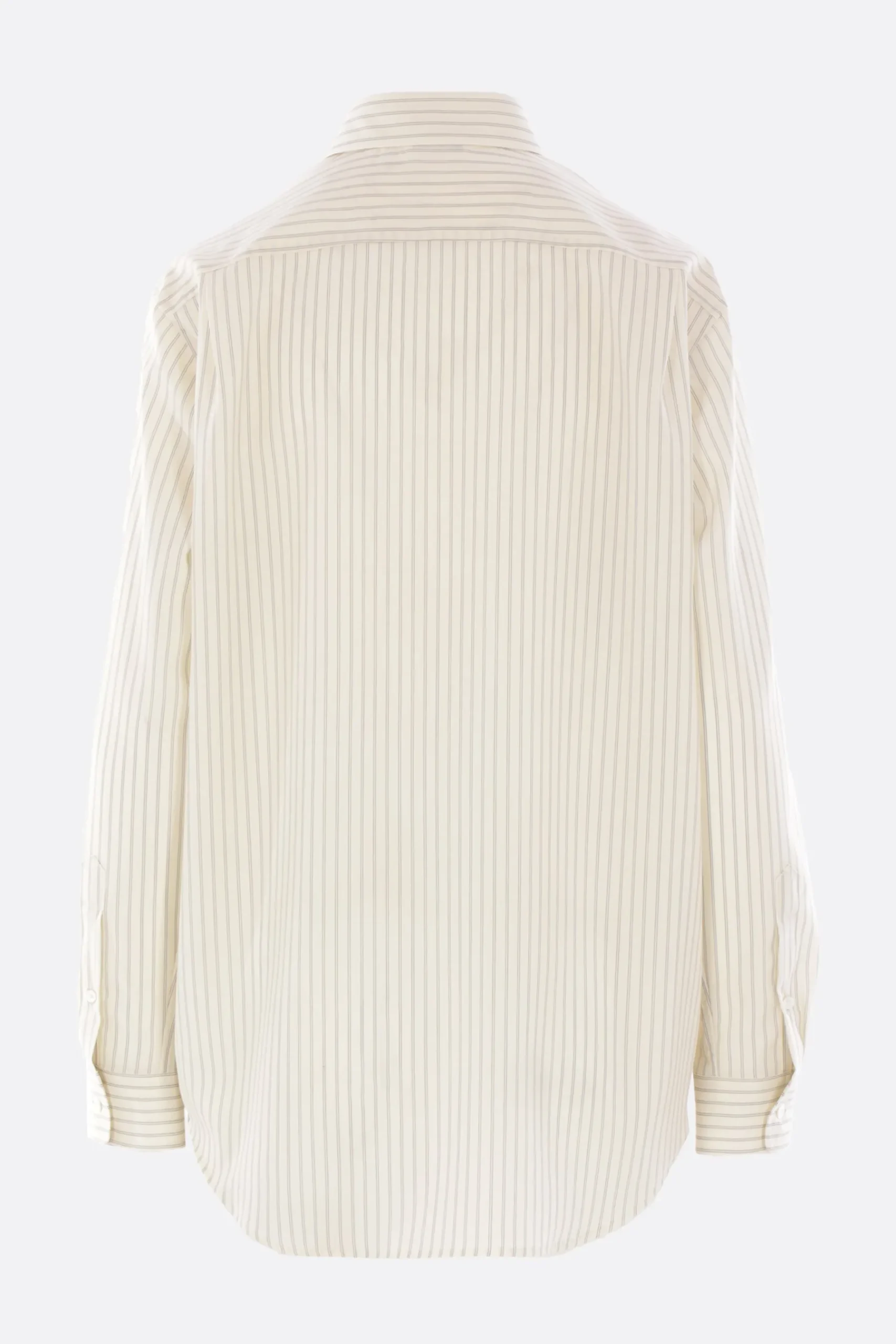 AURALEE striped wool shirt
