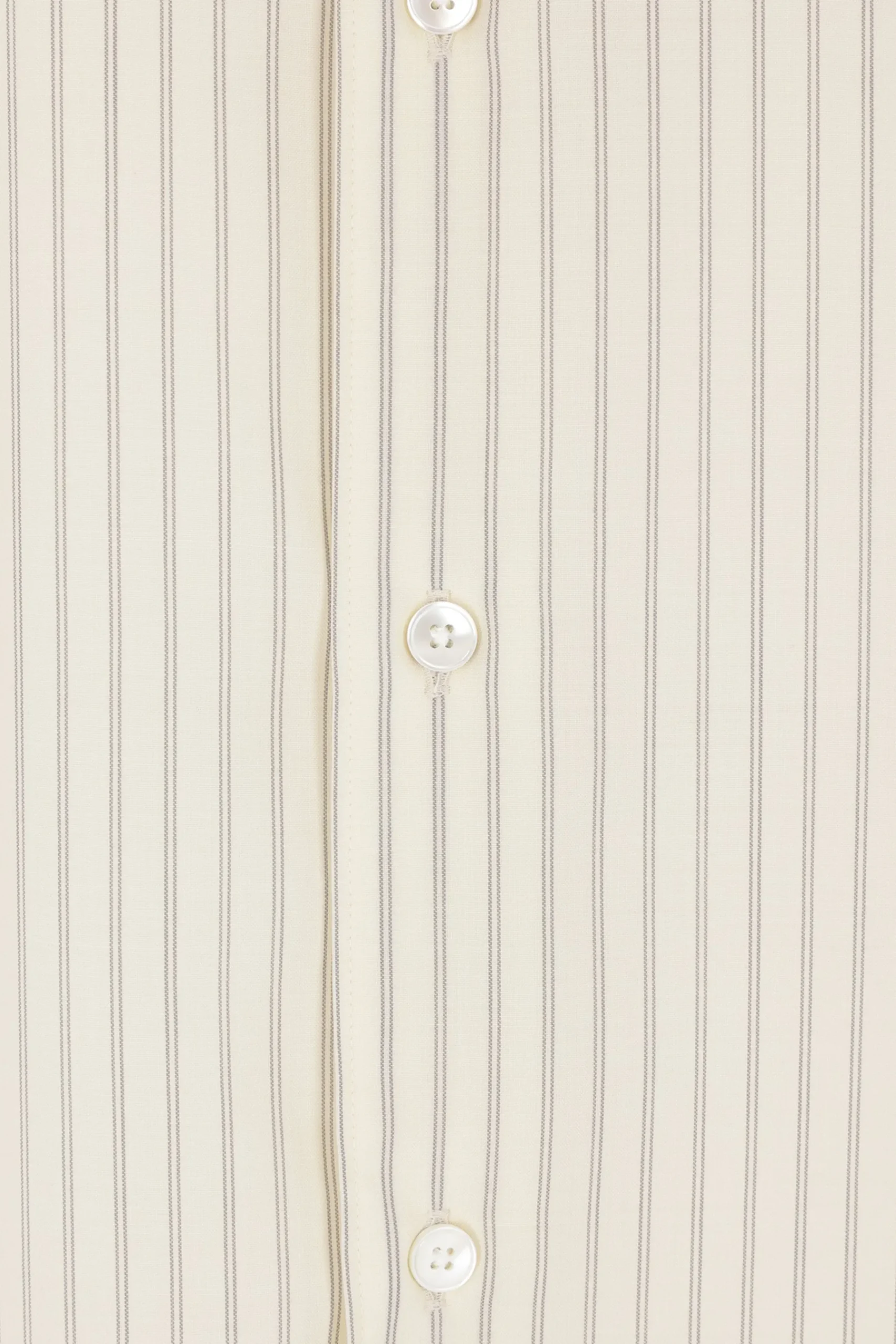 AURALEE striped wool shirt
