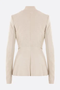 Women RICK OWENS Strutter jacket in leather and knit