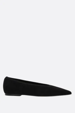 Women TOTEME suede ballerinas