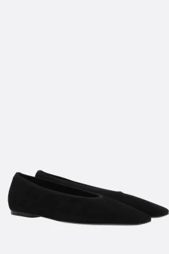 Women TOTEME suede ballerinas