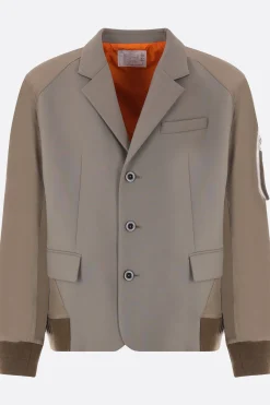 SACAI Suiting Bonding Mix jacket