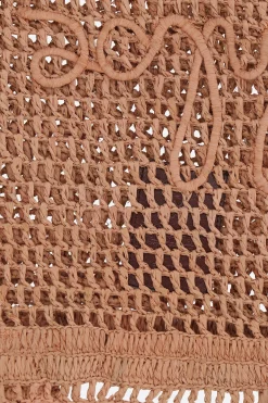 Women CHLOÉ Summer Banana tote bag in raffia