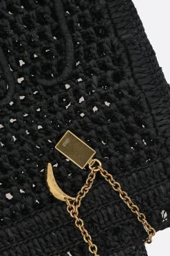 Women CHLOÉ Summer Banana tote bag in raffia