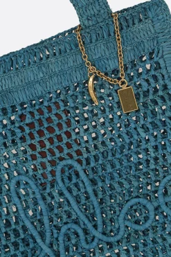 Women CHLOÉ Summer Banana tote bag in raffia