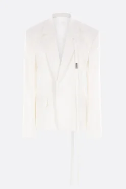 Women ANN DEMEULEMEESTER Susa jacket in viscose and broderie anglaise