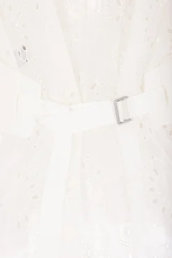 Women ANN DEMEULEMEESTER Susa jacket in viscose and broderie anglaise