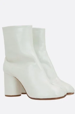 Women MAISON MARGIELA Tabi ankle boots in laser-cut suede