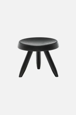 CASSINA Tabouret Berger lacquered solid wood stool