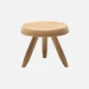 CASSINA Tabouret Berger solid wood stool