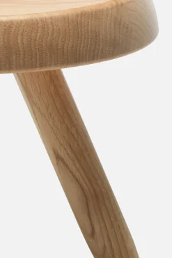 CASSINA Tabouret Berger solid wood stool