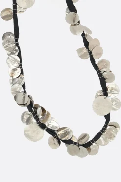 Women MARIA CALDERARA taffetà necklace with medallions