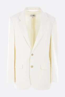 Women MM6 tailored blazer in technical wool