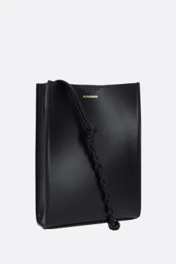 Women JIL SANDER Tangle small smooth leather shoulder bag