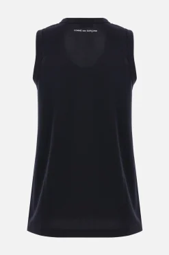Women COMME DES GARÇONS technical jersey tank top