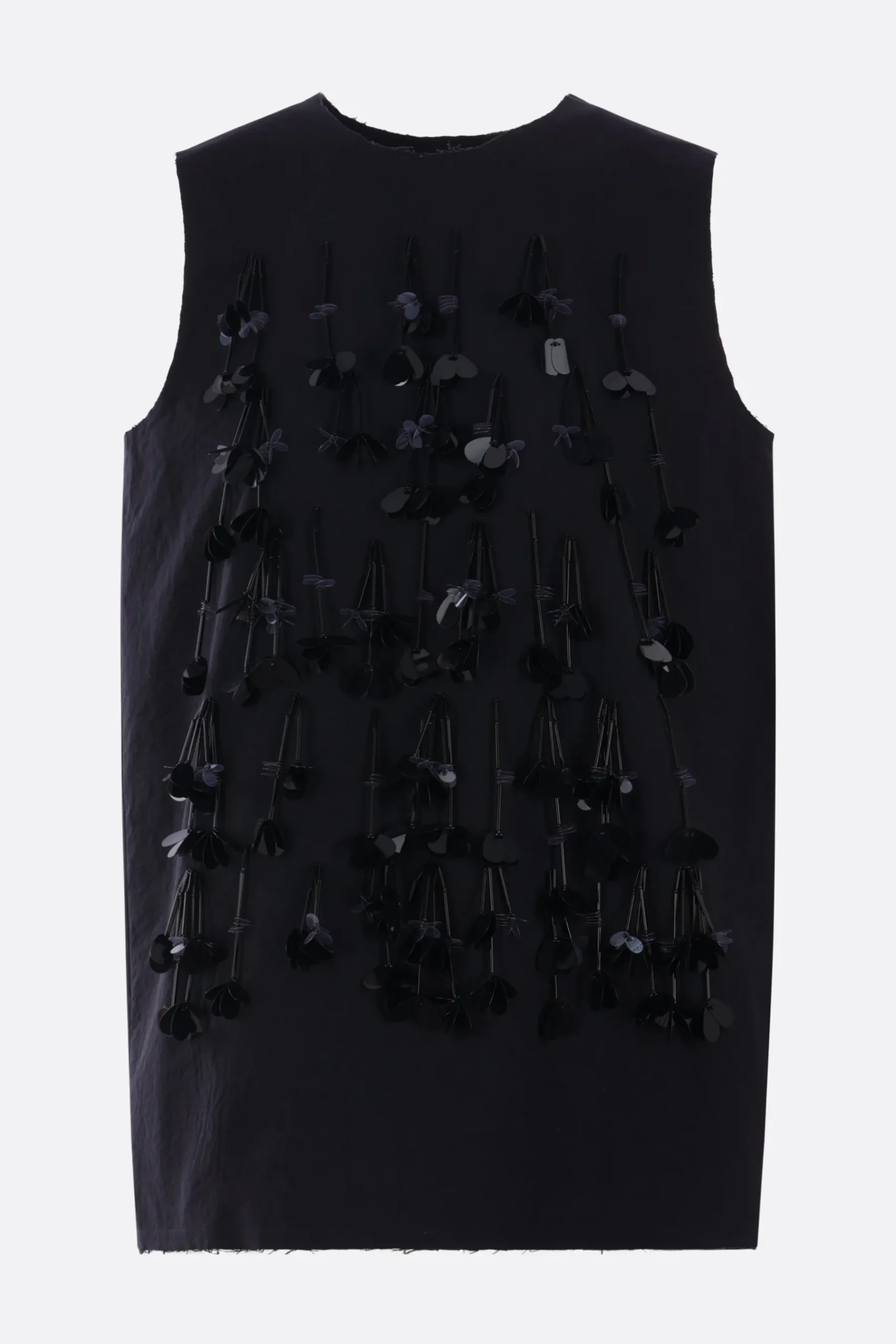 Women PLAN C technical panama sleeveless top