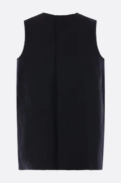 Women PLAN C technical panama sleeveless top