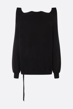 RICK OWENS DRKSHDW Tecsweat oversize sweatshirt in jersey
