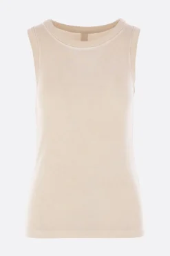 Women UMA WANG Ti tank top in rib jersey