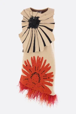 Women ZOMER Title sleeveless dress in jacquard knit