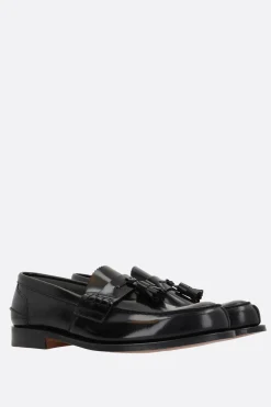 CHURCH'S Tiverton loafers in Bookbinder fumé leather