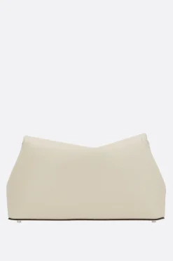 Women TOTEME T-Lock clutch in grainy leather