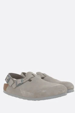Women BIRKENSTOCK Tokio II flat slingbacks in suede (Narrow Fit)