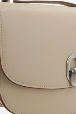 Women SAVETTE Tondo 22 shoulder bag in smooth leather