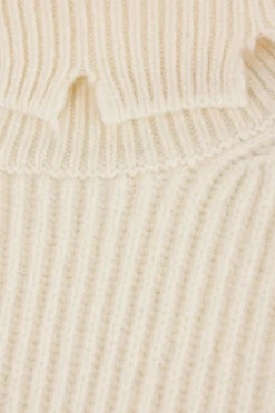 Women ANN DEMEULEMEESTER Tone ribbed wool oversize sweater