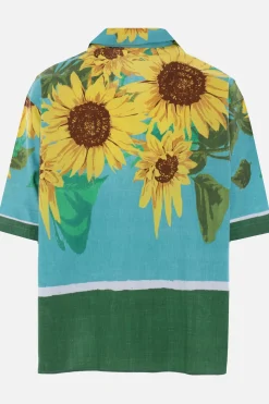 CRAIG GREEN Towel oversized bowling shirt in poplin