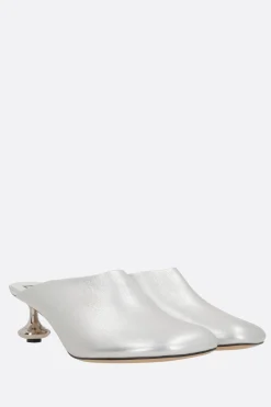Women LOEWE Toy mules in laminated nappa