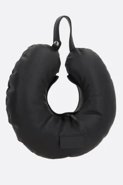 Women MM6 Travel Pillow smooth leather handbag