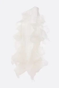 Women NICCOLÒ PASQUALETTI Tremella one-shoulder dress in nylon and silk