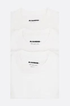 JIL SANDER 3 t-shirts pack in organic cotton