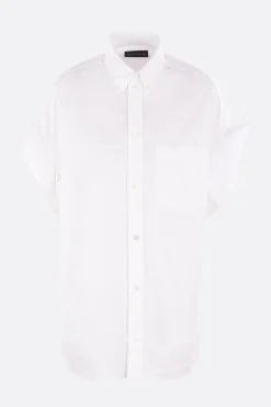 Women BALENCIAGA tucked sleeve shirt in poplin