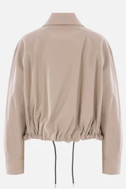 Women LOEWE twill balloon bomber jacket
