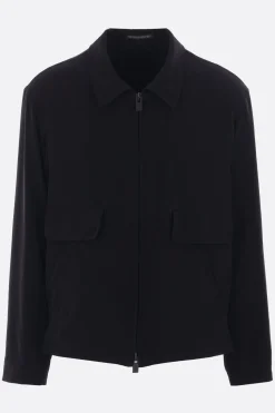 YOHJI YAMAMOTO twill overshirt
