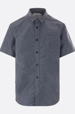 SACAI twill short-sleeve shirt