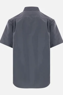 SACAI twill short-sleeve shirt